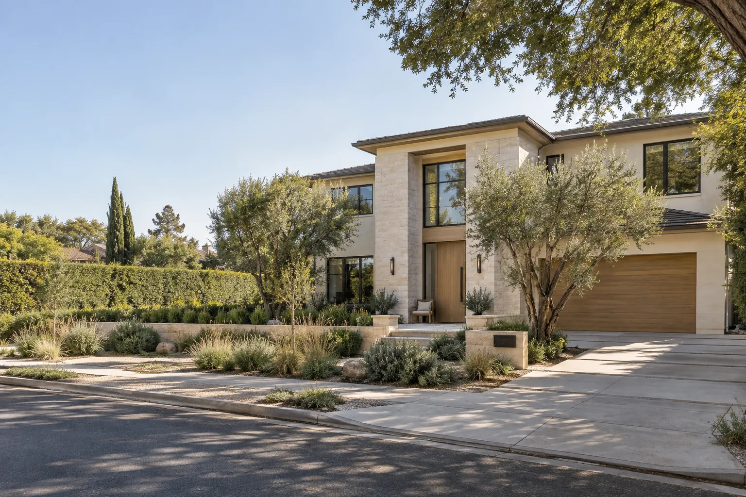 Illustrative image of a contemporary residence in daylight—not a listing.
